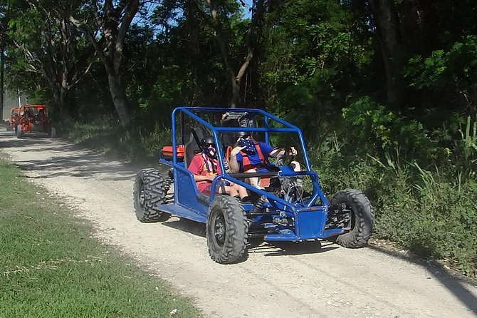 Amber Cove & Taino Bay Shore Excursion: 2 person Buggy Tour - Cleaning up before the ride back