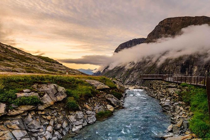 Andalsnes Shore Excursion: the Troll Road and Troll Wall - Stigfossen: the first waterfall stop