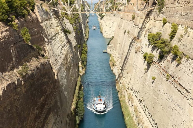 Athens: Ancient Corinth and Canal Shore Excursion - The Corinth Canal: 20 minutes above a remarkable cut