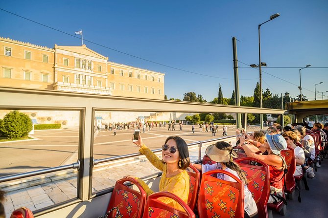 Athens Shore Excursion: Athens and Piraeus Hop-On Hop-Off Bus Tour - Audio commentary, views, and comfort
