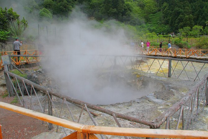 Azores: Shore Excursion Furnas - Crater volcano and hot springs - See how volcanic heat cooks local stew
