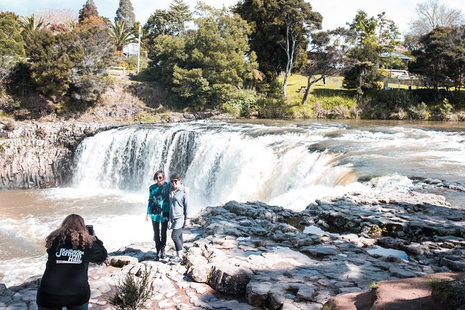 Bay of Islands Glow Worm Caves & Scenic Shore Excursion - Haruru Falls offers a fast, pretty photo stop