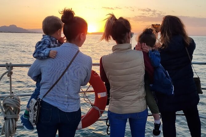 Catamaran ride at sunset from the Port of Denia - Setting Out from Esplanada Cervantes in Denia
