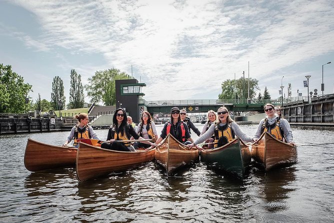 Cedar canoe tour in Klaipeda - ideal for Cruise Ship travelers. - Easy port pickup for a short day in Klaipeda