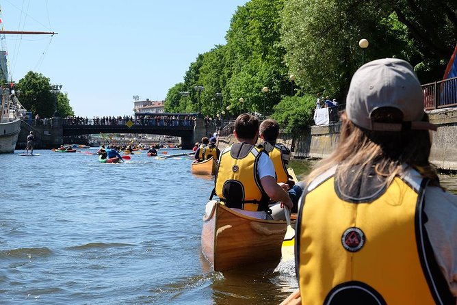 Cedar canoe tour in Klaipeda - ideal for Cruise Ship travelers. - Paddling instruction and equipment you can trust