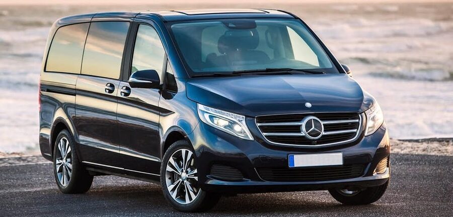 Corfu cruise port : Private customized tour with limo van - The vehicle and what is included