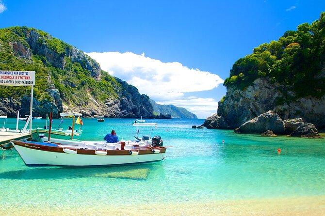 Corfu Shore Excursion with Relaxing Beach Break or Cave Boat Trip - What the $83.69 price really covers