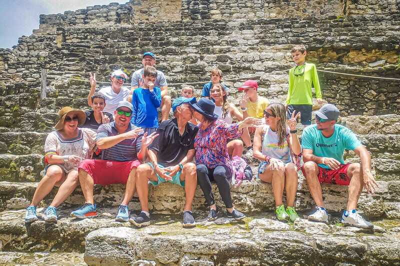 Costa Maya: Chacchoben Mayan Ruins Private Cruise Excursion - Walking through Templo 24 and Plaza B
