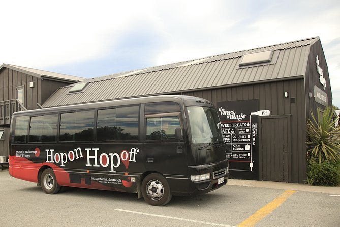 CRUISE SHIP DAY Marlborough Hop On Hop Off Wine Tours - The first cluster: wine, town gardens, and local gifts
