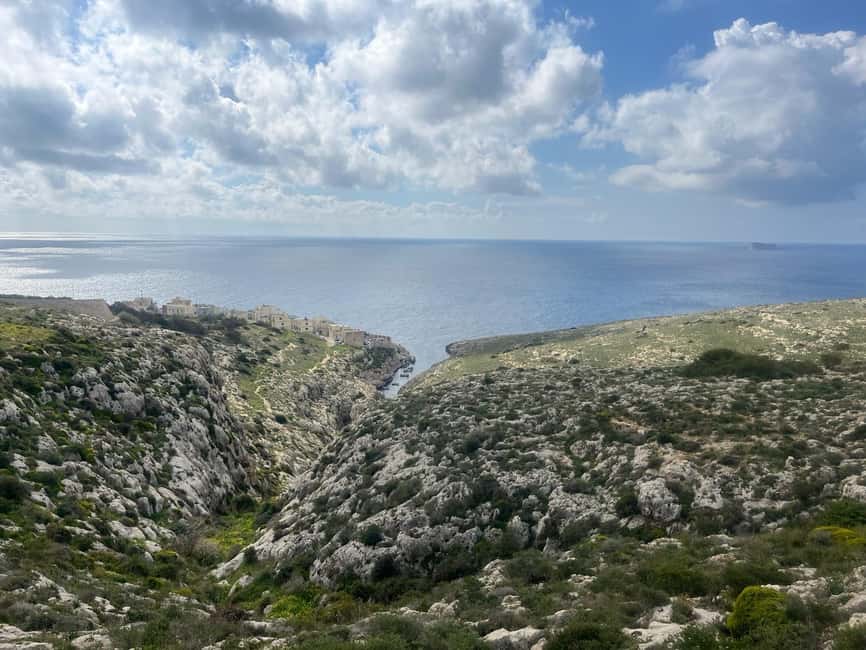 Cruise ships malta 5hours customised excursions - Dingli Cliffs at Malta’s highest point