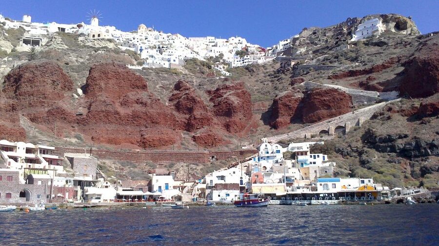 Cruise Traveller's Shore Excursion - Red Beach is a quick stop with a strong visual payoff