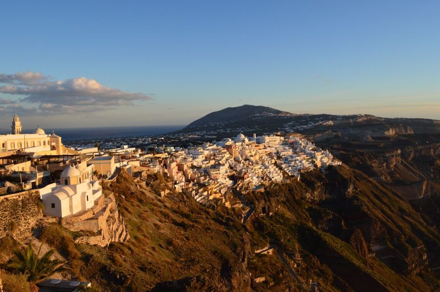Cruise Traveller's Shore Excursion - Prophet Elias Mountain gives you the island at a glance