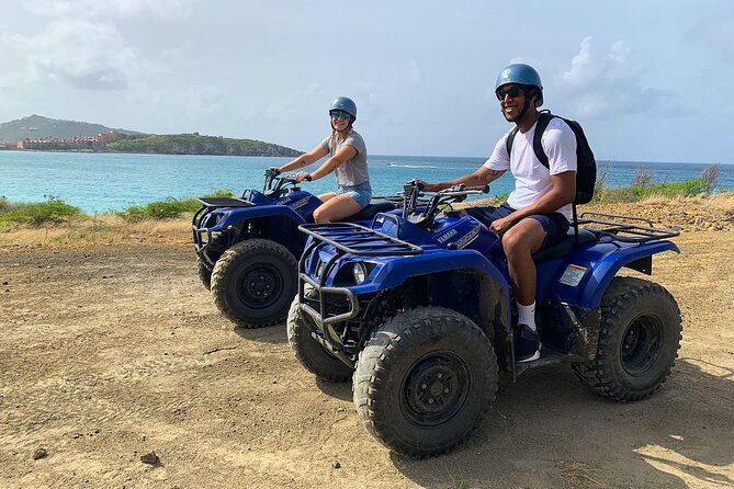 For cruise passengers: Guided ATV Tour of Dutch & French St. Maarten - Iguanas, beaches, and the planned photo stops