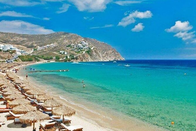For Cruise Ships: Beach Escape and Free Time in Mykonos Town - Three hours at Elia Beach