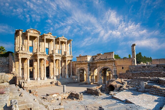 FOR CRUISERS: Ephesus Tour from Kusadasi Port /GUARANTEED ON-TIME RETURN TO BOAT - Walking through Ephesus, from the Odeon to the Great Amphitheatre