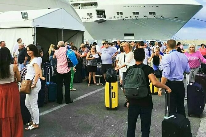 From Civitavecchia Cruise Port to FCO 1-8 People - Leaving Civitavecchia cruise port without the usual scramble