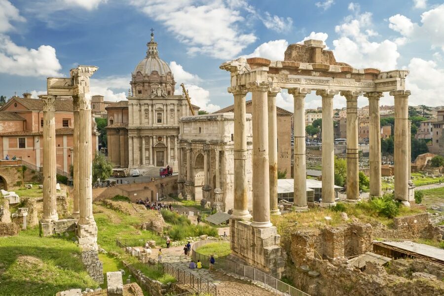 From Civitavecchia: Roman Forum and Colosseum Full-Day Tour - From Civitavecchia port to the center of Rome