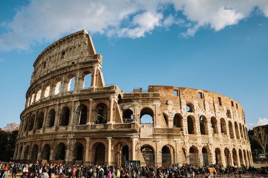 From Civitavecchia: Roman Forum and Colosseum Full-Day Tour - Entering the Colosseum with a guide
