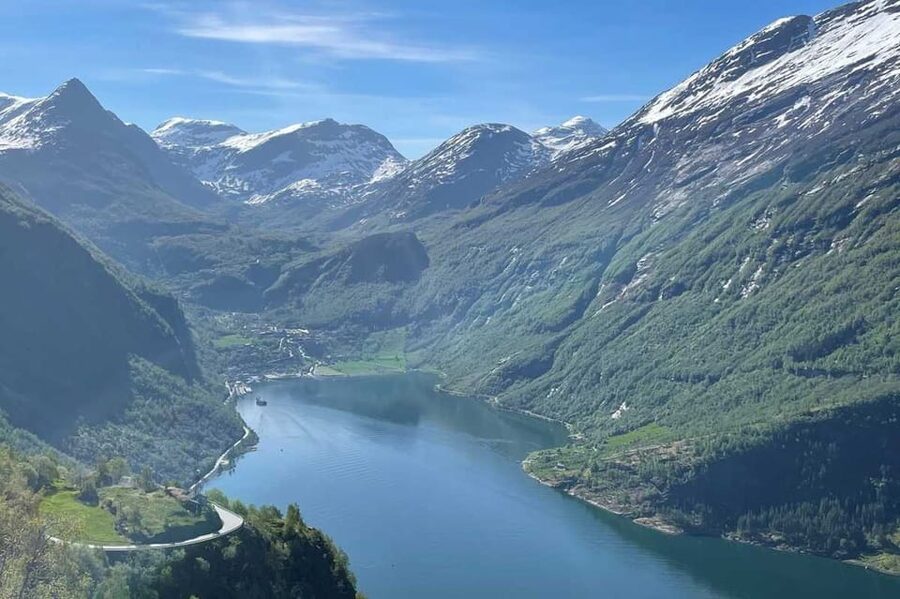 From Hellesylt: The Best of Geiranger Shore Excursion - Hornindal Lake and the road toward Stryn