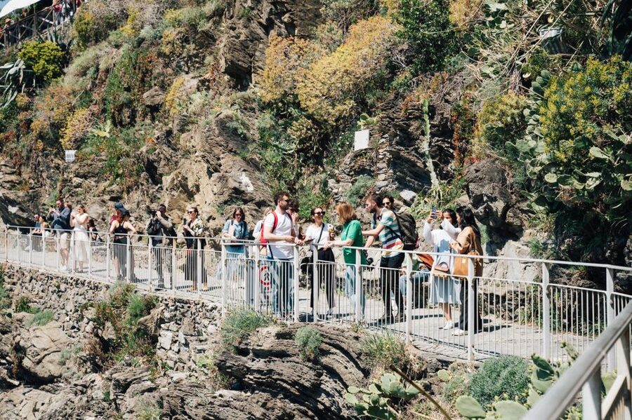 From La Spezia: Shore Excursion to Cinque Terre by Train - Manarola: postcard views from a high rock