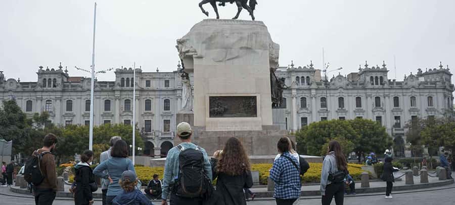 From Port of Callao: Lima Sightseeing Tour - Plaza Mayor and the buildings around it