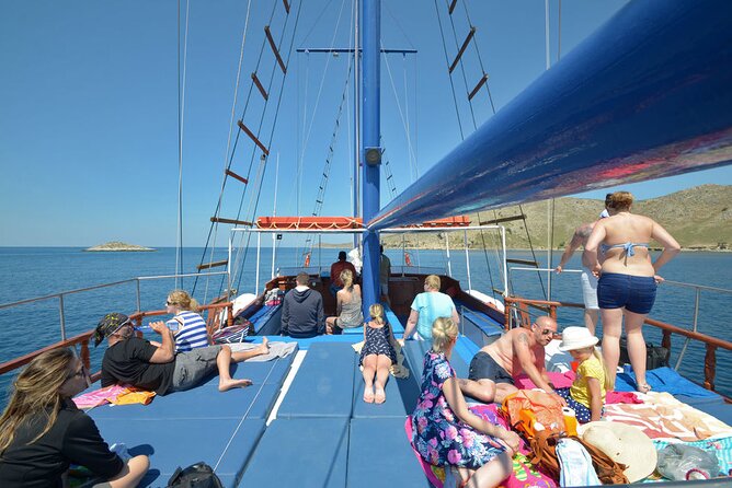 Full Day 3-Island Boat Cruise from Port of Kos - Lunch, drinks, music, and the mood aboard