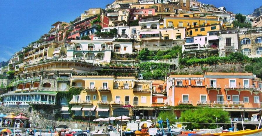 Full-Day Pompeii, Positano & Sorrento Shore Excursion - Positano and the famous coastal view