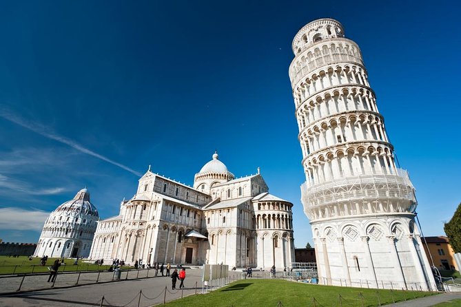 Full day shore excursion to Florence and Pisa from Livorno with tasting - Pisa’s Piazza dei Miracoli in about an hour