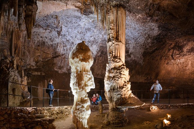 Group tour to Postojna Cave from Koper - with unique cave train - The electric train through Postojna’s underground halls