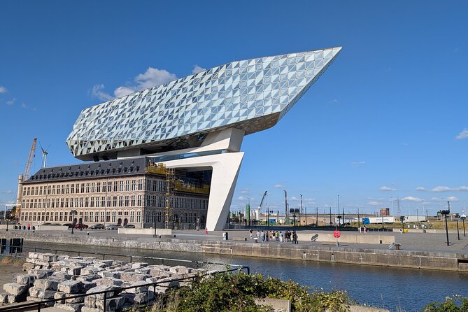 Guided Antwerp Port Tour, in your Car or Minibus - Starting beside Havenhuis and the dry docks