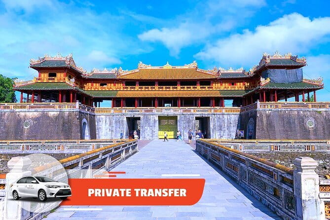 Hue (Phu Bai) Airport Pickup to Hue City Center by Private car - The 5-kilometer city-center limit