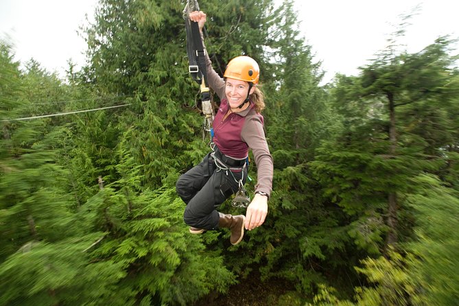 Ketchikan Shore Excursion: Rainforest Canopy Ropes and Zipline Adventure Park - What the forest and water add to the experience