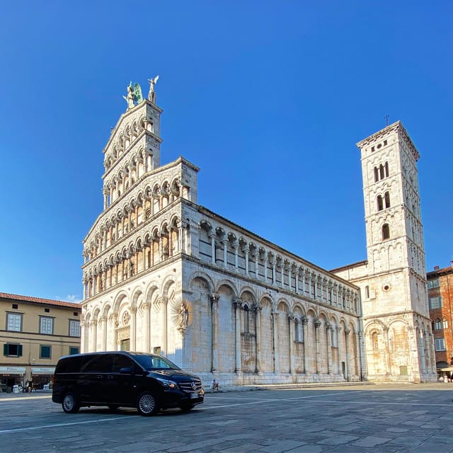 Lucca Tour & Pisa Tower + Wine Tasting by van from Livorno - Leaving the port and crossing Tuscany