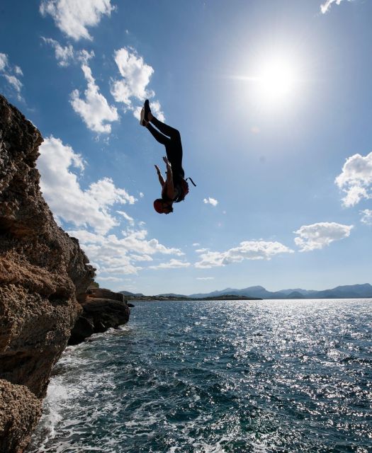 Mallorca: Cliff Jumping Adventure for Cruise Passengers - Cliff jumping in the clear Mediterranean water