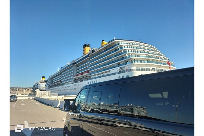 Marseille Cruise Port ⟺ CASSIS (RoundTrip) - What the ride may feel like with your driver