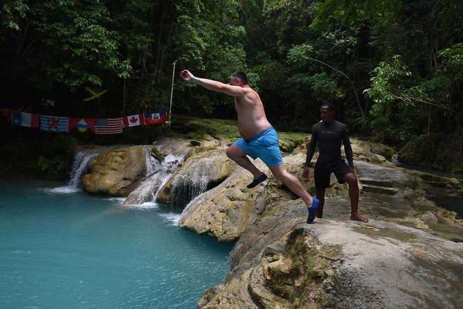 Montego Bay Shore Excursion: Blue Hole & Secret Falls Tour plus Shopping - Blue Hole: Swimming, Jumps, and Rope Swings