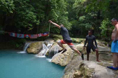 Blue Hole & Secret Falls Tour plus Shopping