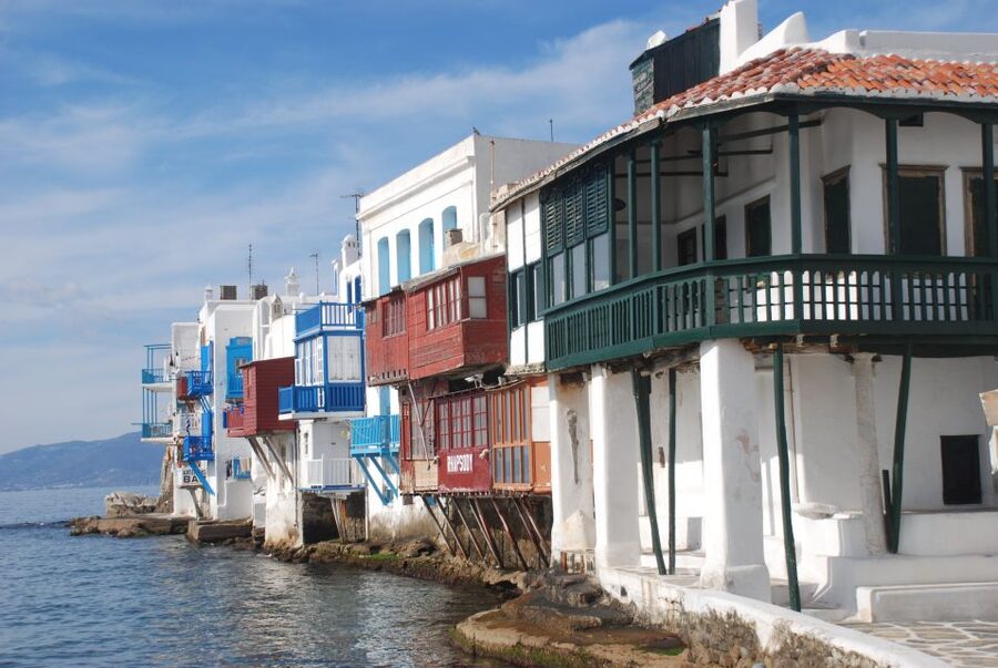 Mykonos Shore Excursion: City & Island Tour - The island drive begins at Saint Stefanos