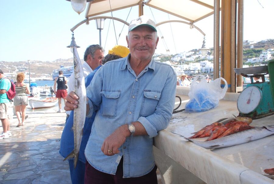 Mykonos Shore Excursion: City & Island Tour - Agios Giannis and the view toward Delos