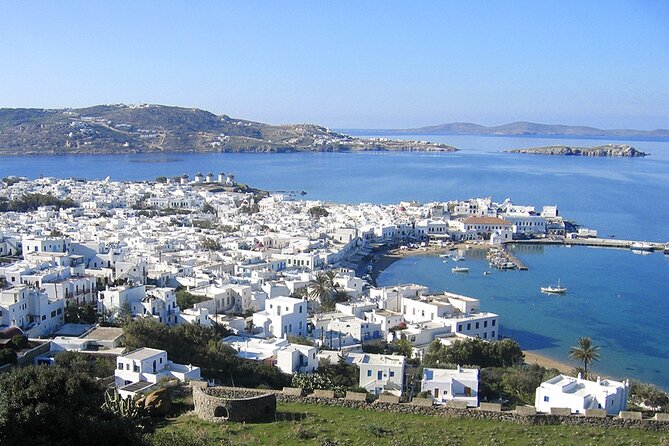 Mykonos Shore Excursion with Pickup from Cruise Ship Terminal - The Windmills and Little Venice deliver the classic Mykonos views