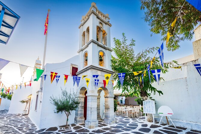 Mykonos Small Group Tour for Cruise Passengers — Port Pickup - Kalafatis Beach: a 45-minute taste of the coast