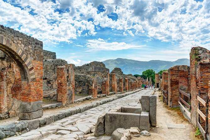 Naples/Salerno Port: Pompeii & Vesuvius - lunch or wine tasting - Meeting your guide at the port