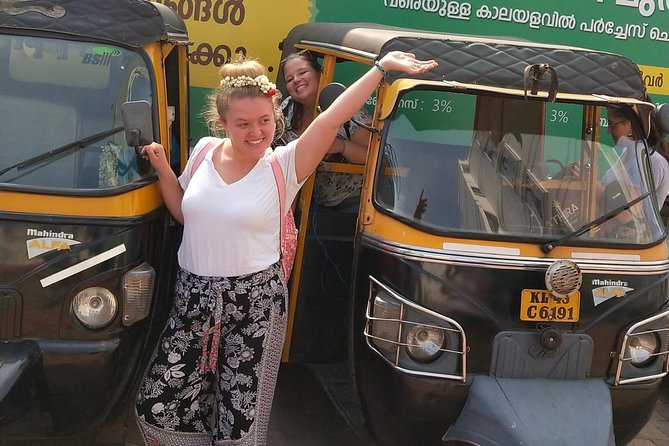 Private Guided Kochi Tuk tuk Tours with Pickup from Cruise Ships - Spice warehouses and the shopping question