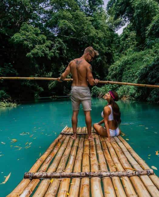 Private Martha Brae rafting tour from Falmouth cruise port - What the 1.5-hour river ride feels like