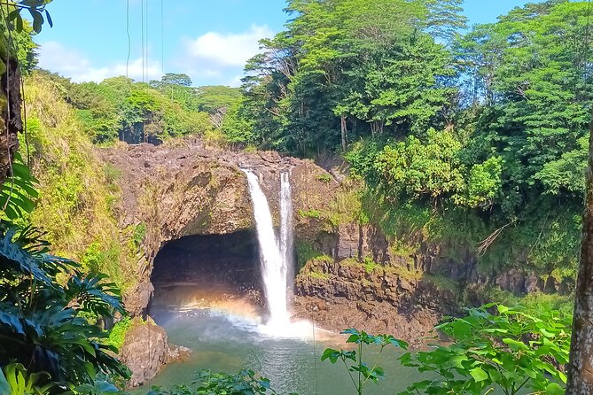 Private Shore Excursion Hilo Land of Frozen Fire up to 14 - Rainbow Falls, coconut drinks, and a sweet break