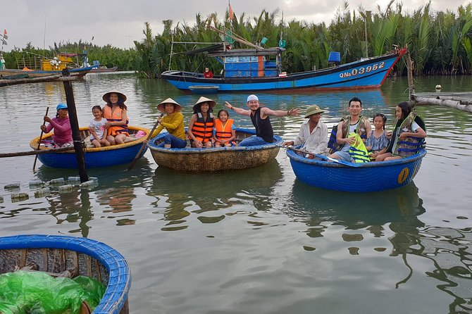 Private Shore Excursions from Chan Port - Basket Boat- Foot Massage- Hoi An City - My Khe Beach and Da Nang’s coastal view