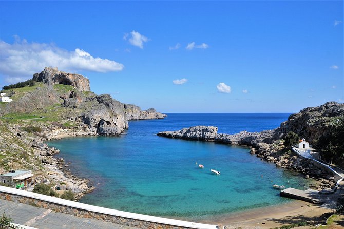 RHODES BEST FIRST IMPRESSION FOR CRUISE SHIP VISITORS - 4 people - Anthony Quinn Bay and the changing route