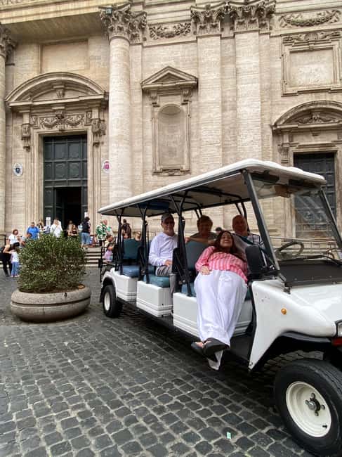 Rome: Golf Car Tour for Cruise Passengers - Key points before you book