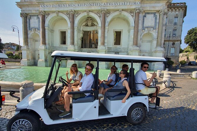 Rome in a Day golf cart tour for cruisers with Pizza & Gelato - Why a Golf Cart Works So Well in Rome