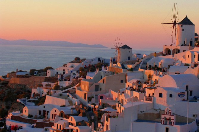 Santorini 8-Hour Private Tour with Hotel & Cruise Port Pickup - Firostefani’s Three Bells is a quick photo stop